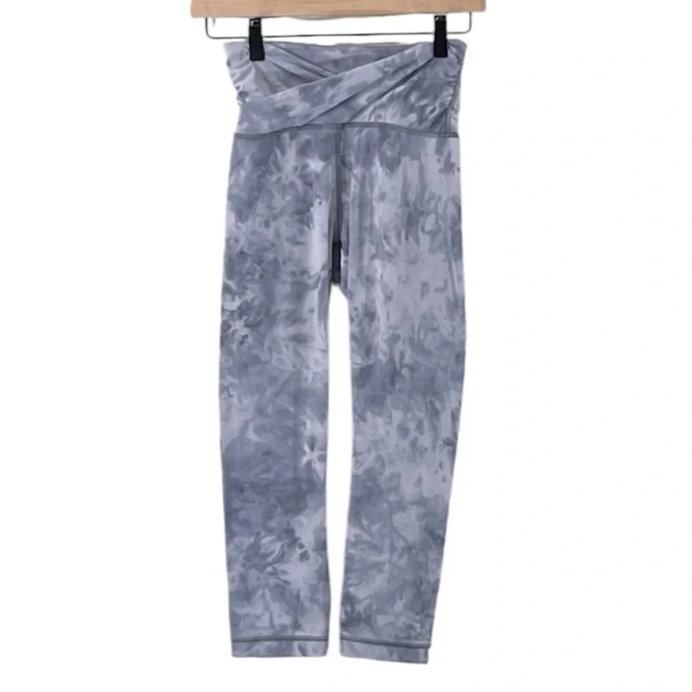 Lululemon High Rise Diamond Dye Stargaze Pitch Gray